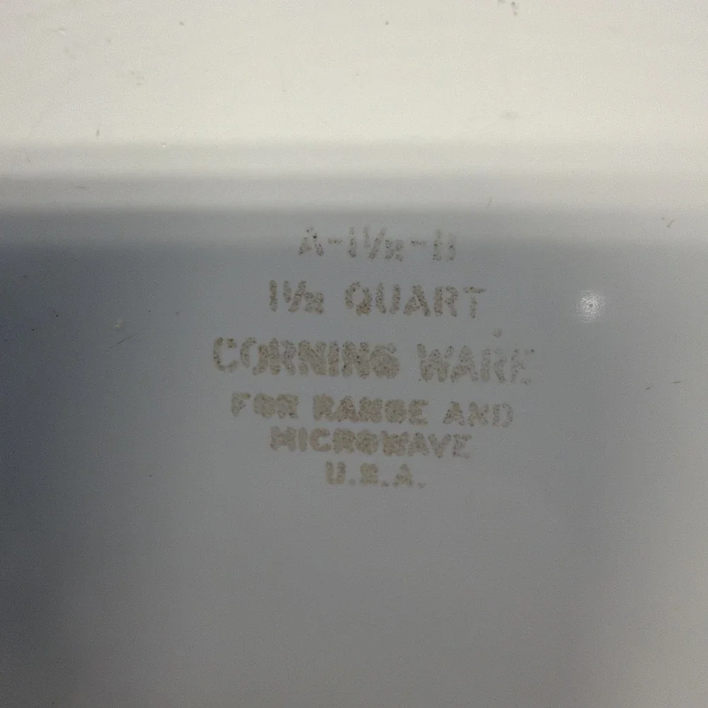 Rare Vintage Pyrex Corning Ware Spice of Life L'Echalote A 1 1/2 B with Lid